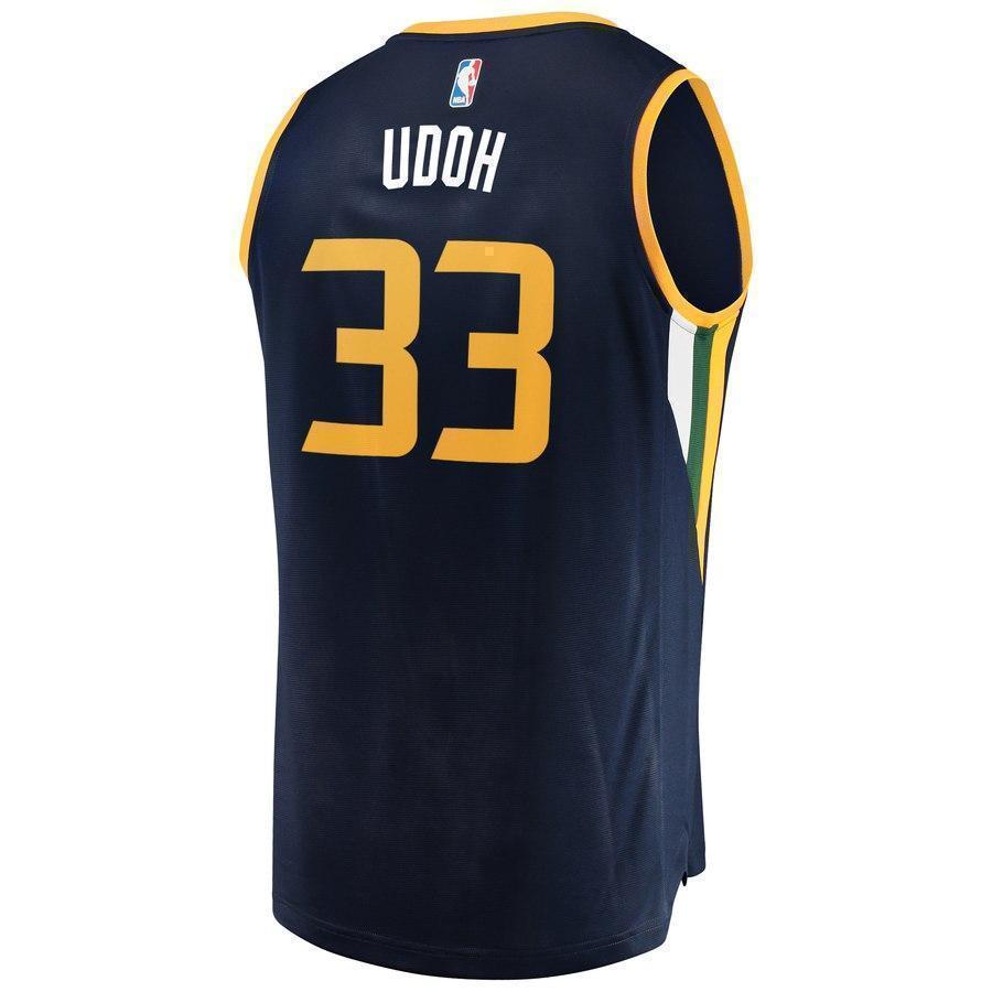 33-Ekpe Udoh Utah Jazz  Player Jersey - Icon Edition – Navy