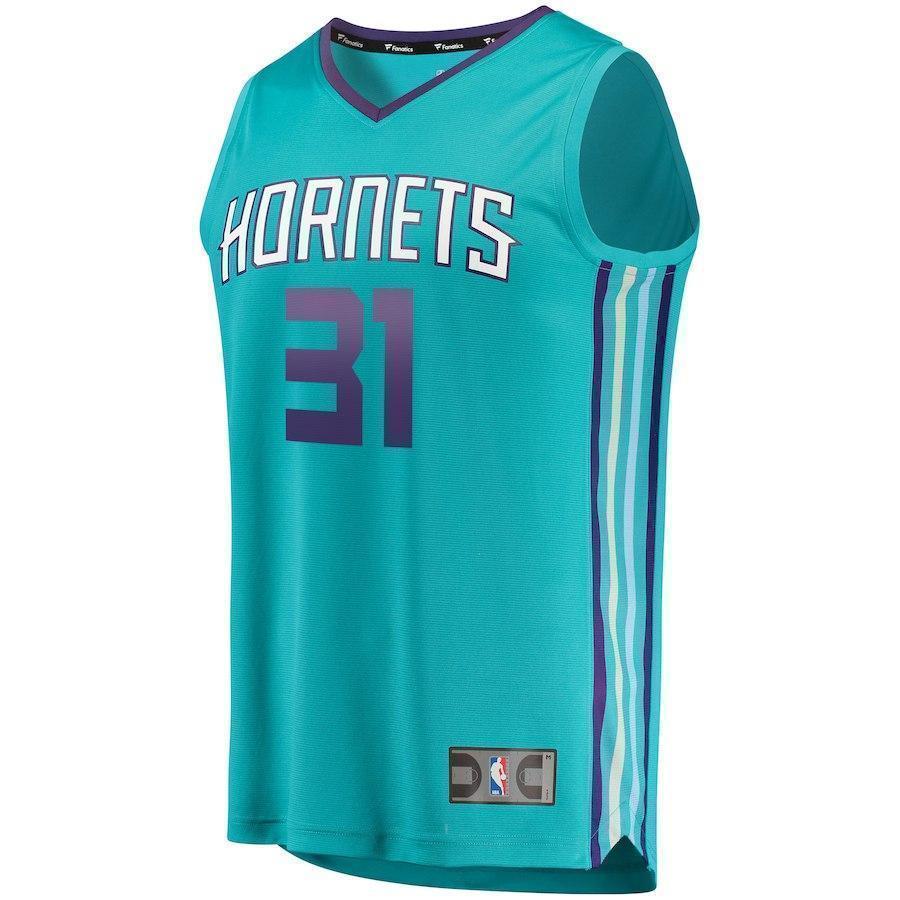 31-Joe Chealey Charlotte Hornets Jersey - Icon Edition - Teal