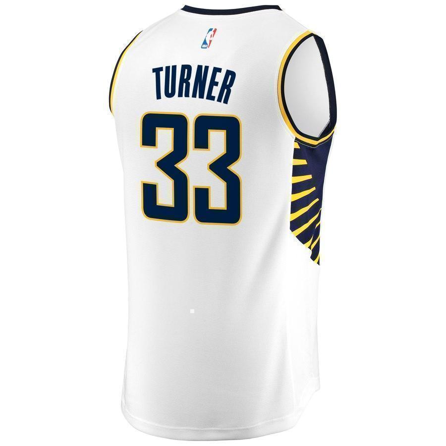 33-Myles Turner Indiana Pacers Jersey – Association Edition – White