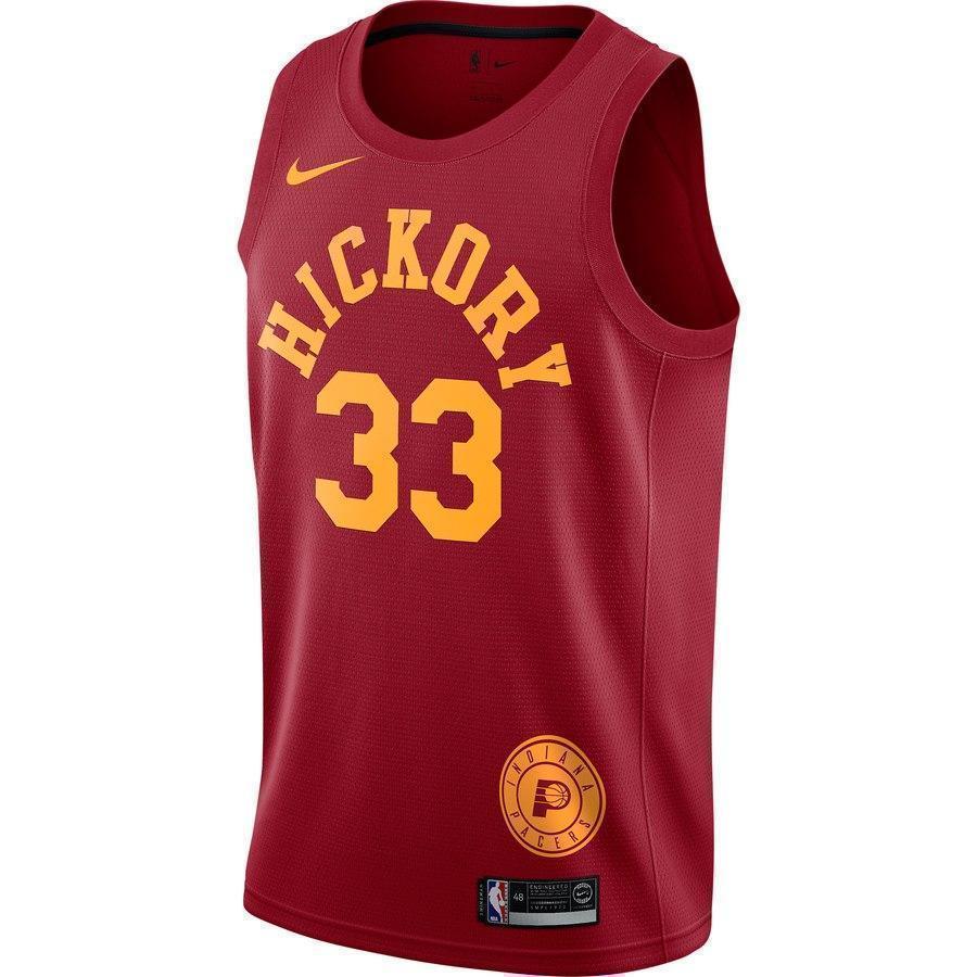 33-Myles Turner Indiana Pacers Hardwood Classics Swingman Jersey – Red