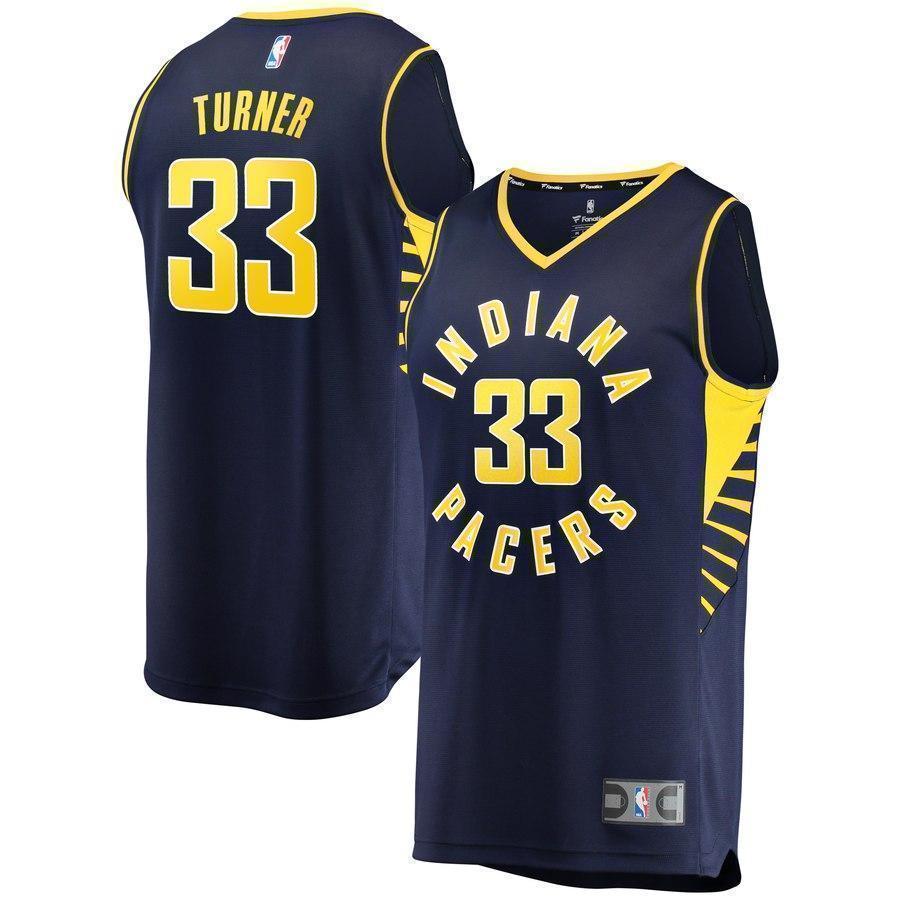 33-Myles Turner Indiana Pacers Road Swingman Jersey - Navy