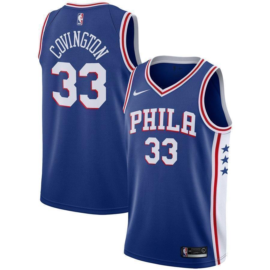33-Robert Covington Philadelphia 76ers  Swingman Jersey - Icon Edition – Royal