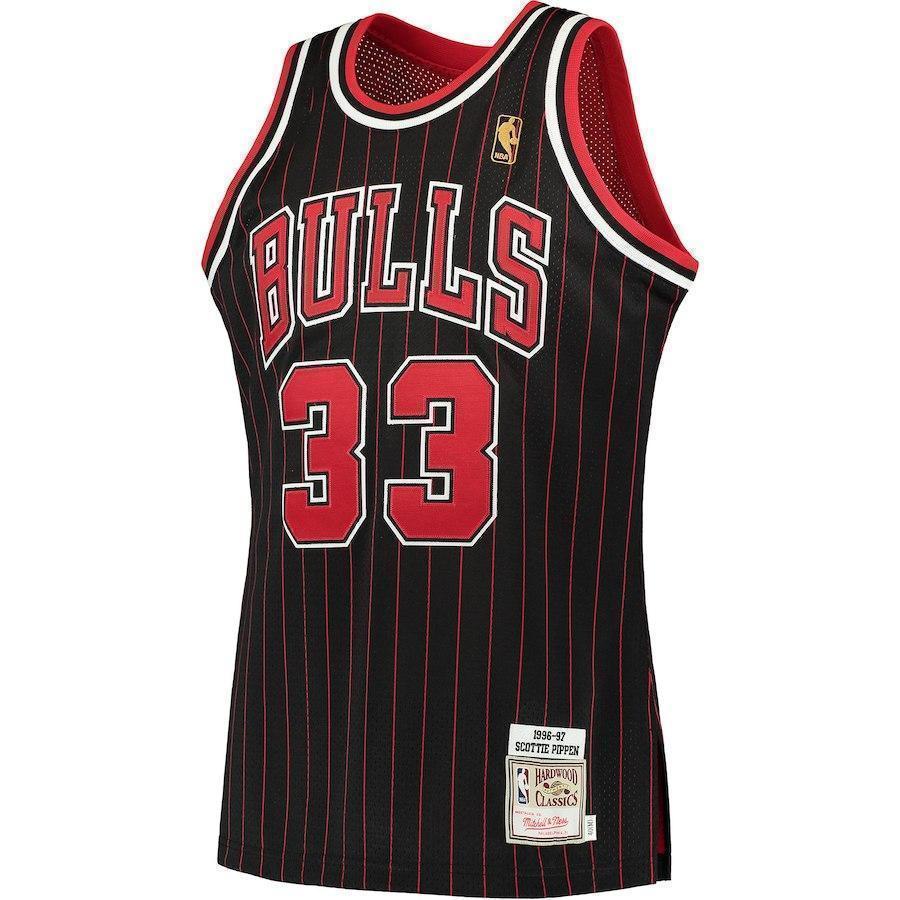 33-Scottie Pippen Chicago Bulls  Hardwood Classics  - Black