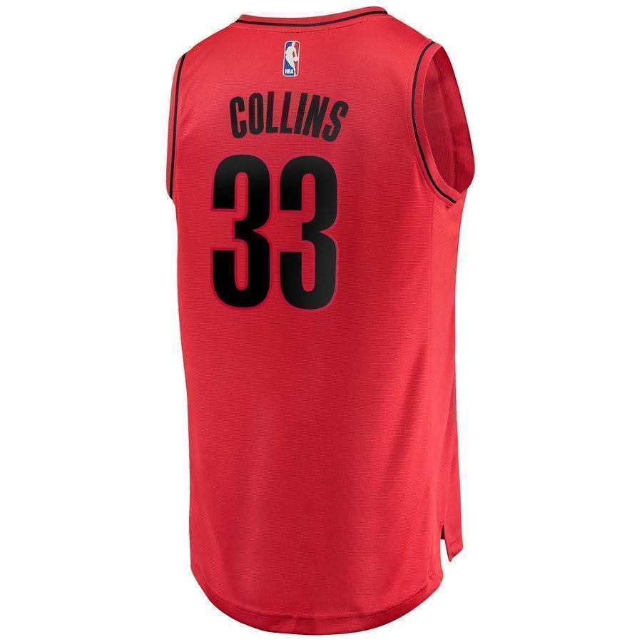 33-Zach Collins Portland Trail Blazers  Jersey - Statement Edition - Red
