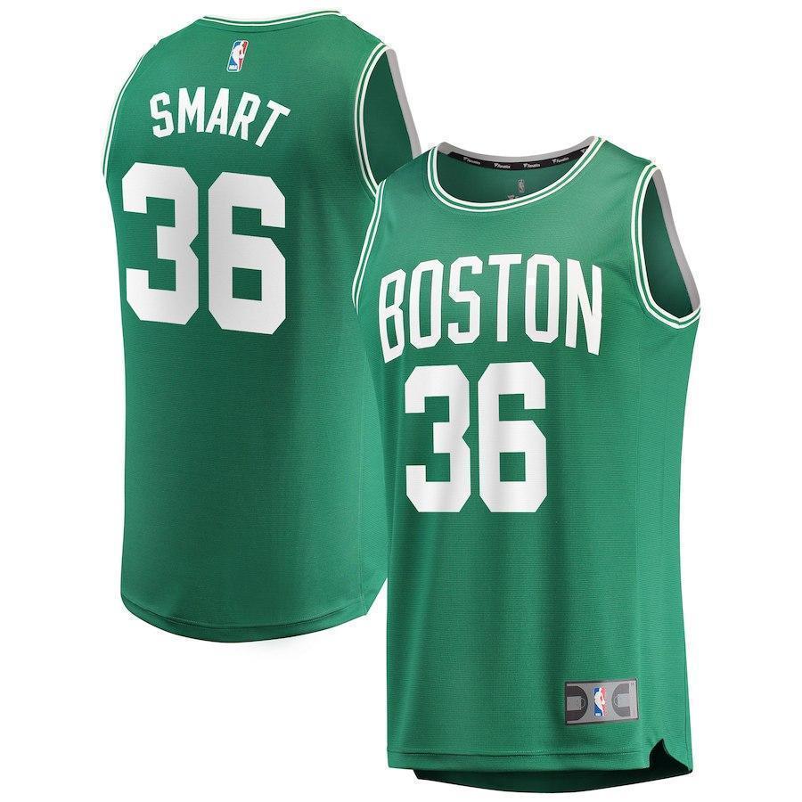 36-Marcus Smart Boston Celtics  Player Jersey - Green