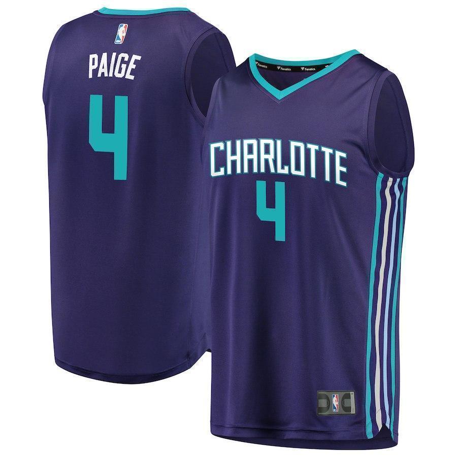 4-Marcus Paige Charlotte Hornets Jersey - Statement Edition - Purple