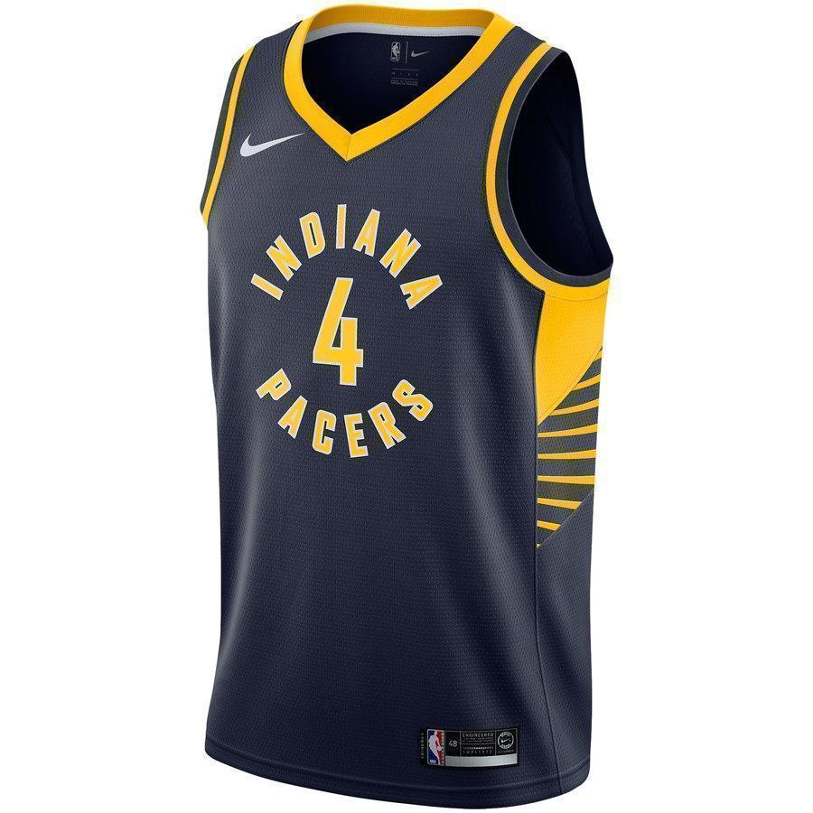4-Victor Oladipo Indiana Pacers Swingman Jersey - Icon Edition – Navy