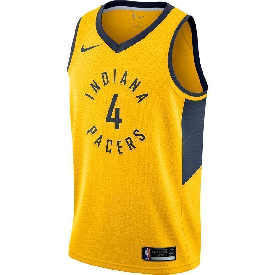 4-Victor Oladipo Indiana Pacers Swingman Jersey - Statement Edition – Gold
