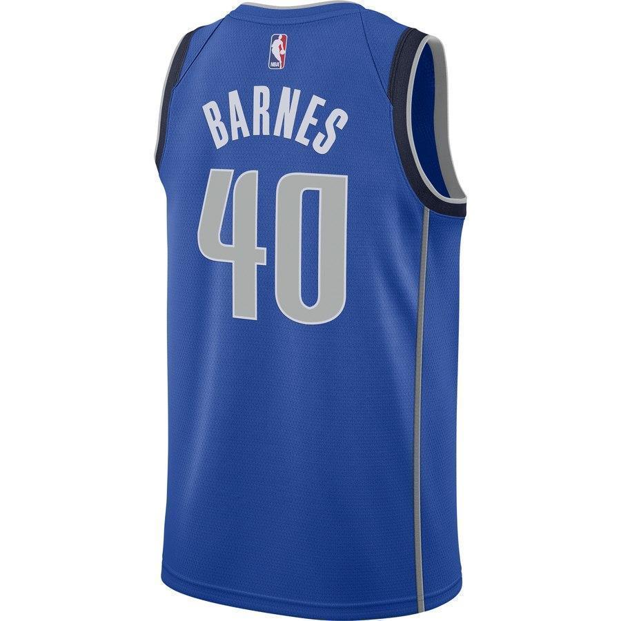 40-Harrison Barnes Dallas Mavericks Swingman Jersey Royal - Icon Edition