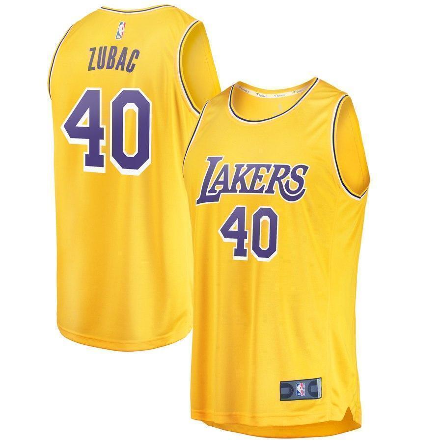 40-Ivica Zubac Los Angeles Lakers Jersey - Icon Edition - Gold