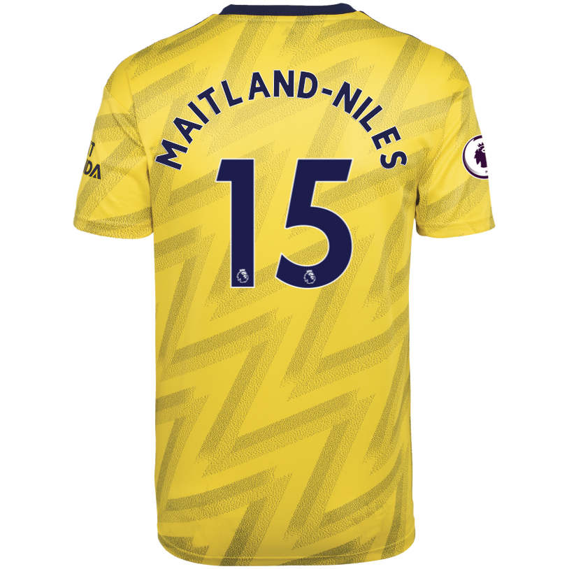 Ainsley Maitland-Niles 15 Arsenal Away Soccer Jersey 2019-20