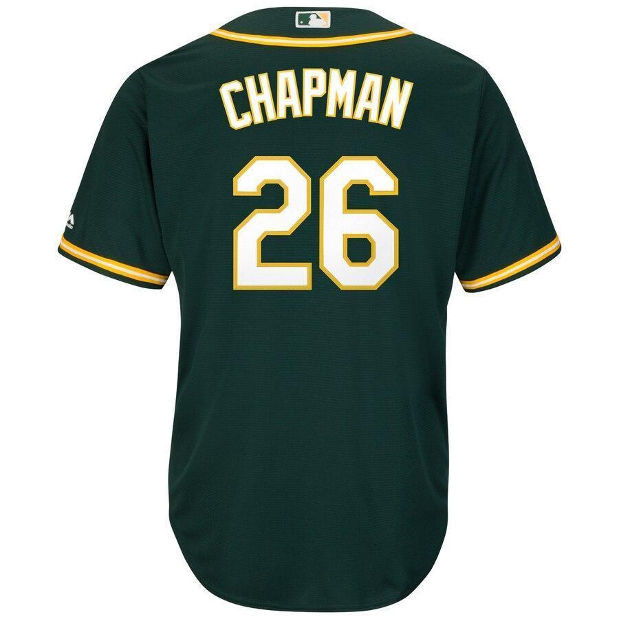 Matt Chapman Oakland Athletics Majestic Alternate Cool Base Player Replica Jersey - Green