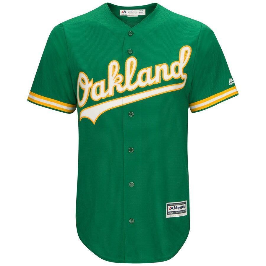 Matt Chapman Oakland Athletics Majestic Alternate Official Cool Base Player Jersey - Kelly Green