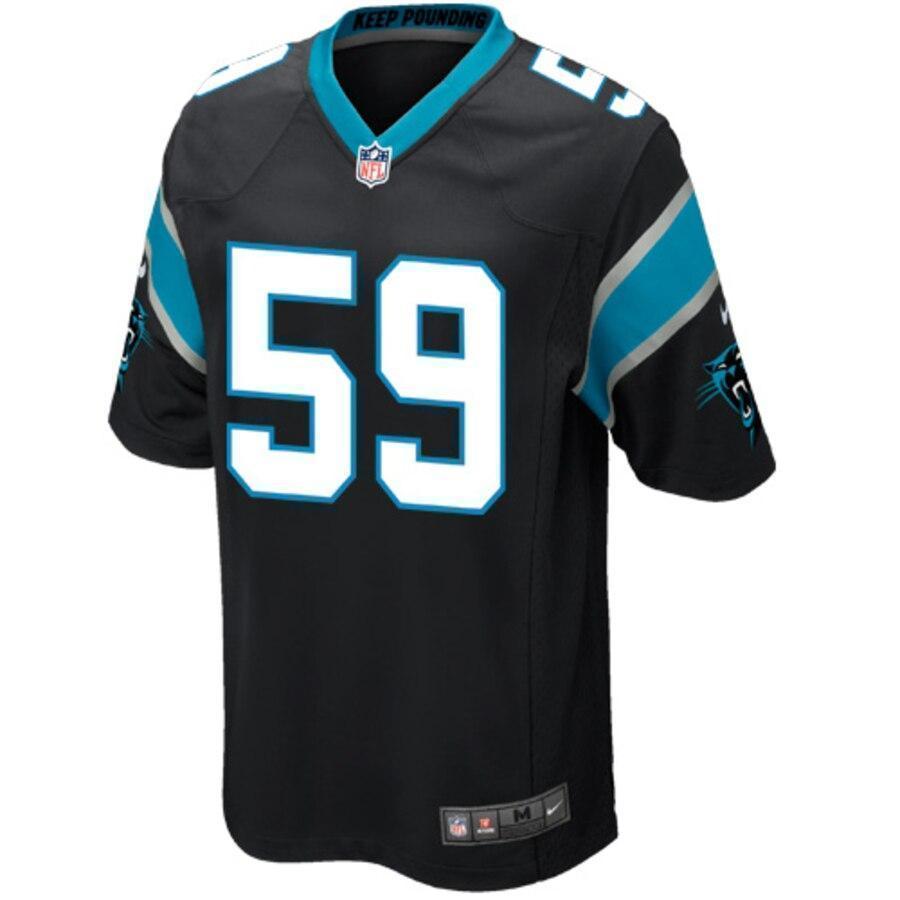 Luke Kuechly Carolina Panthers Nike Team Game Jersey - Black