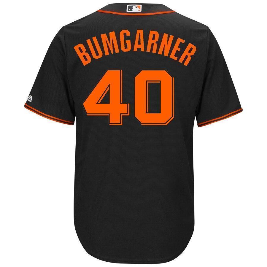 Madison Bumgarner San Francisco Giants Majestic Cool Base Player Jersey - Cream
