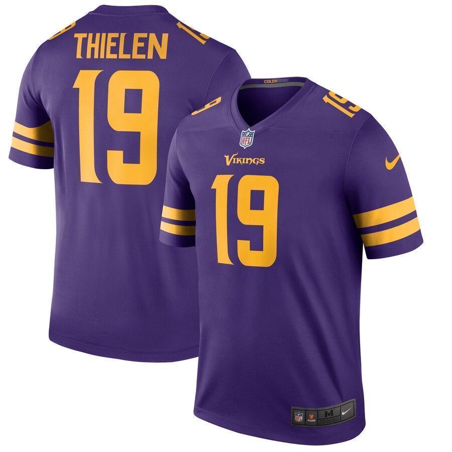 Adam Thielen Minnesota Vikings Nike Color Rush Legend Player Jersey - Purple