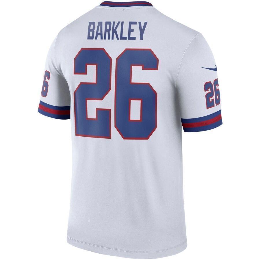 Saquon Barkley Nike New York Giants Color Rush Legend Jersey - White
