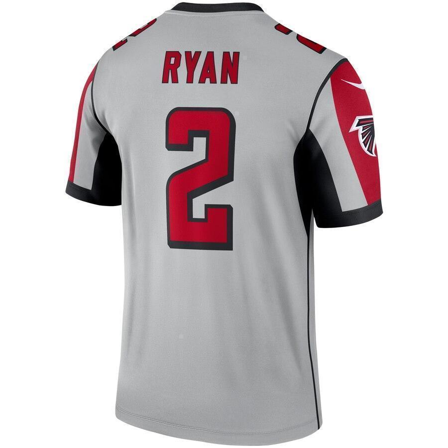 Matt Ryan Atlanta Falcons Nike Inverted Legend Jersey - Silver