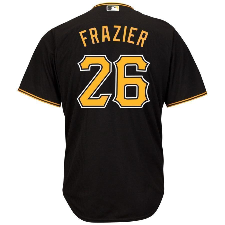 Adam Frazier Pittsburgh Pirates Majestic Alternate Cool Base Player Jersey - Black