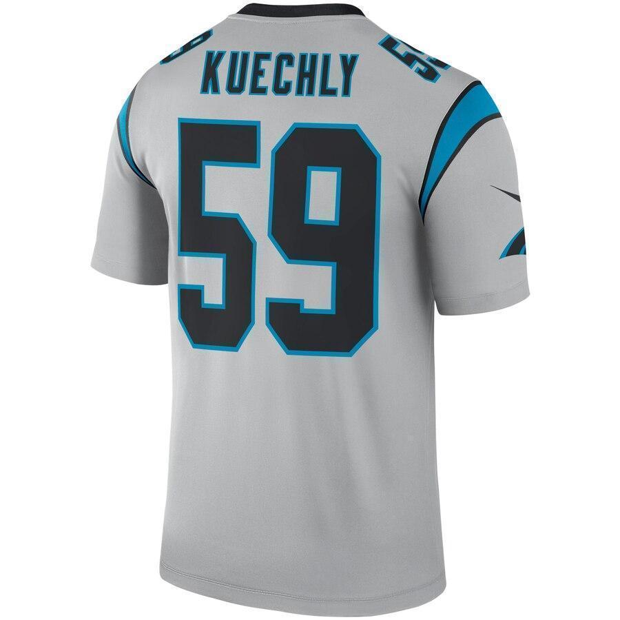 Luke Kuechly Carolina Panthers Nike Inverted Legend Jersey - Silver