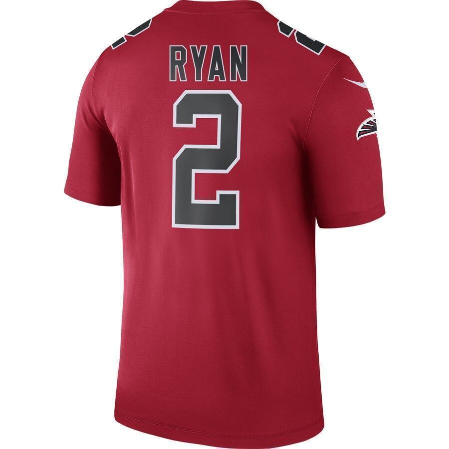 Matt Ryan Atlanta Falcons Nike Color Rush Legend Jersey - Red