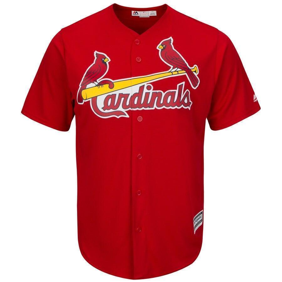 Matt Carpenter St. Louis Cardinals Majestic Alternate Cool Base Player Jersey – Cream/Red