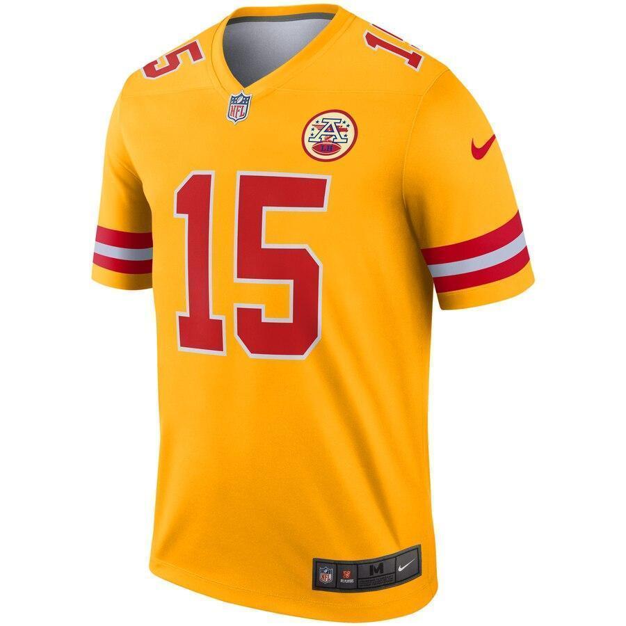 Patrick Mahomes Kansas City Chiefs Nike Inverted Legend Jersey - Gold