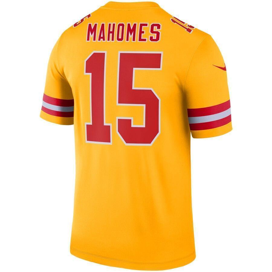 Patrick Mahomes Kansas City Chiefs Nike Inverted Legend Jersey - Gold