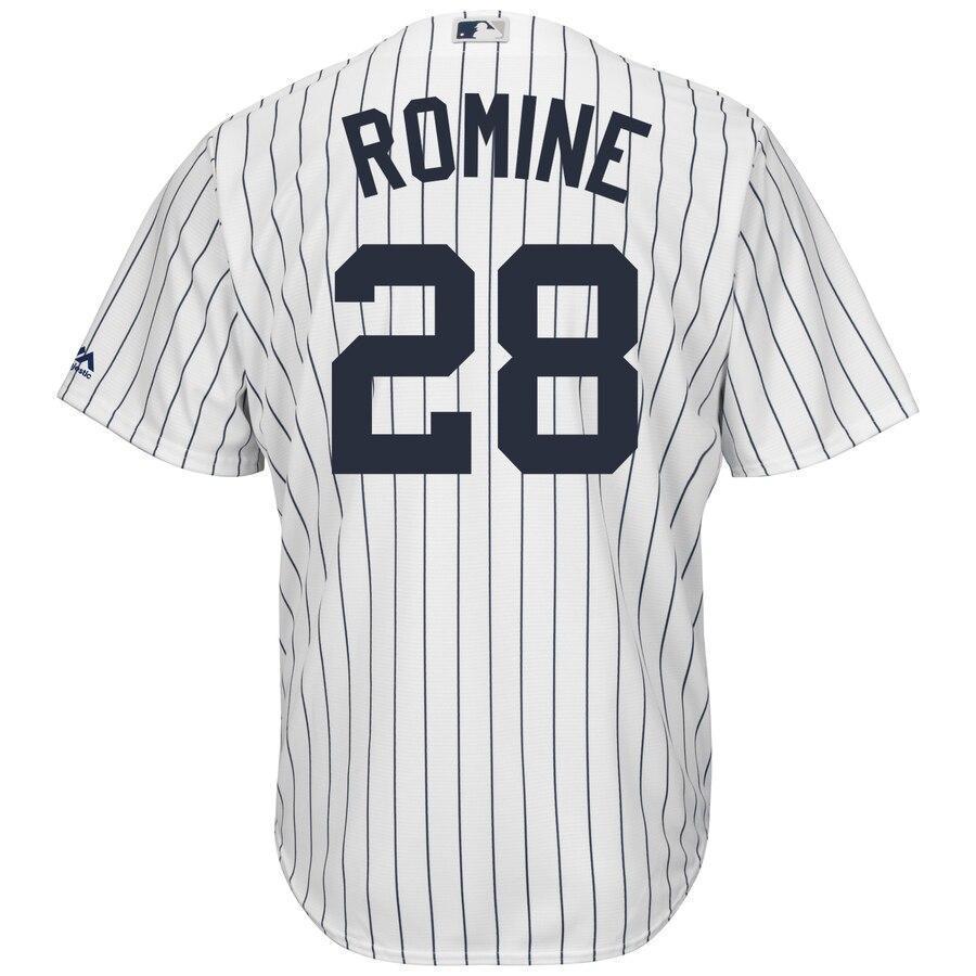Austin Romine New York Yankees Majestic Home Cool Base Replica Player Jersey - White