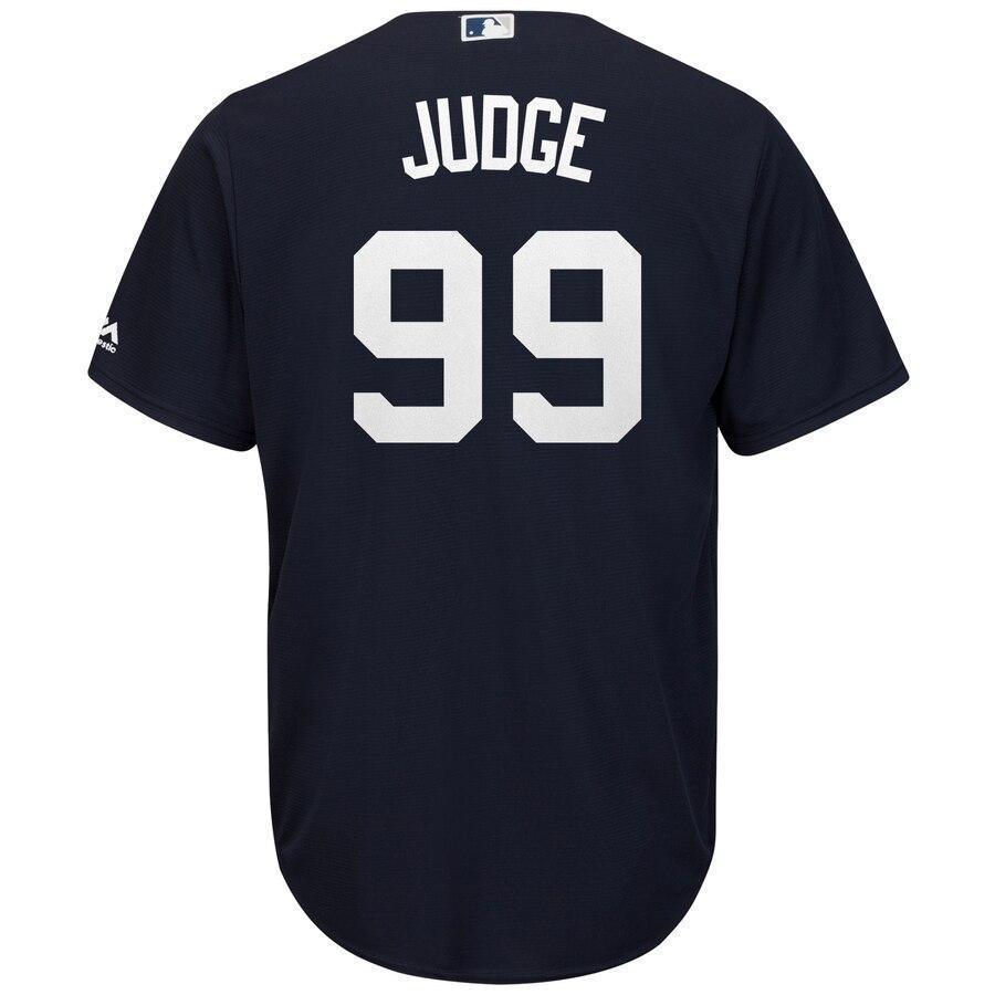 Aaron Judge New York Yankees Majestic Fashion Official Cool Base Player Replica Jersey - Navy