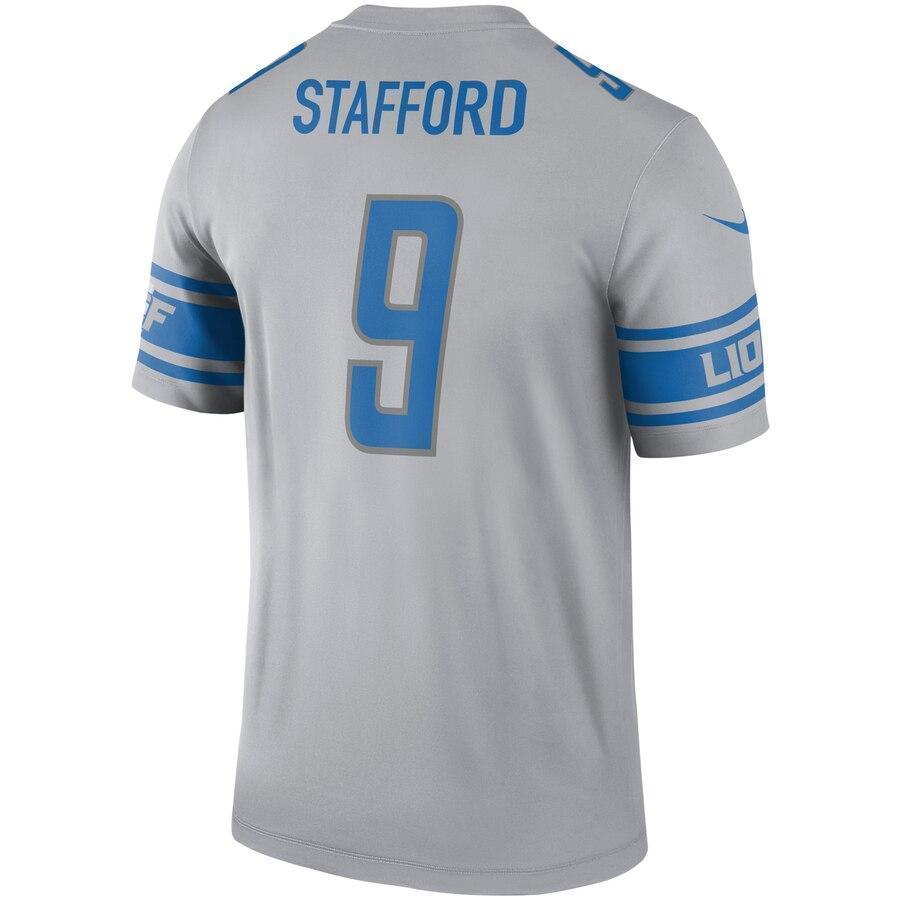 Matthew Stafford Detroit Lions Nike Inverted Legend Jersey - Gray