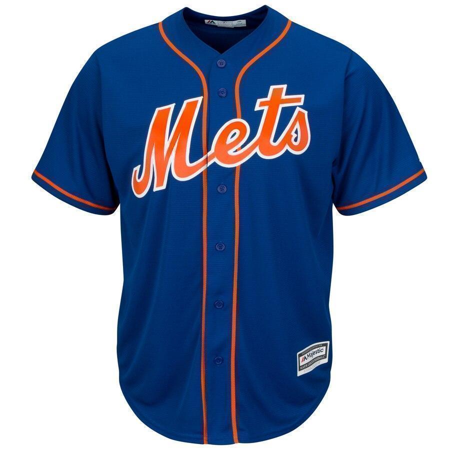 Pete Alonso New York Mets Majestic Home Official Cool Base Player Jersey - White/Royal