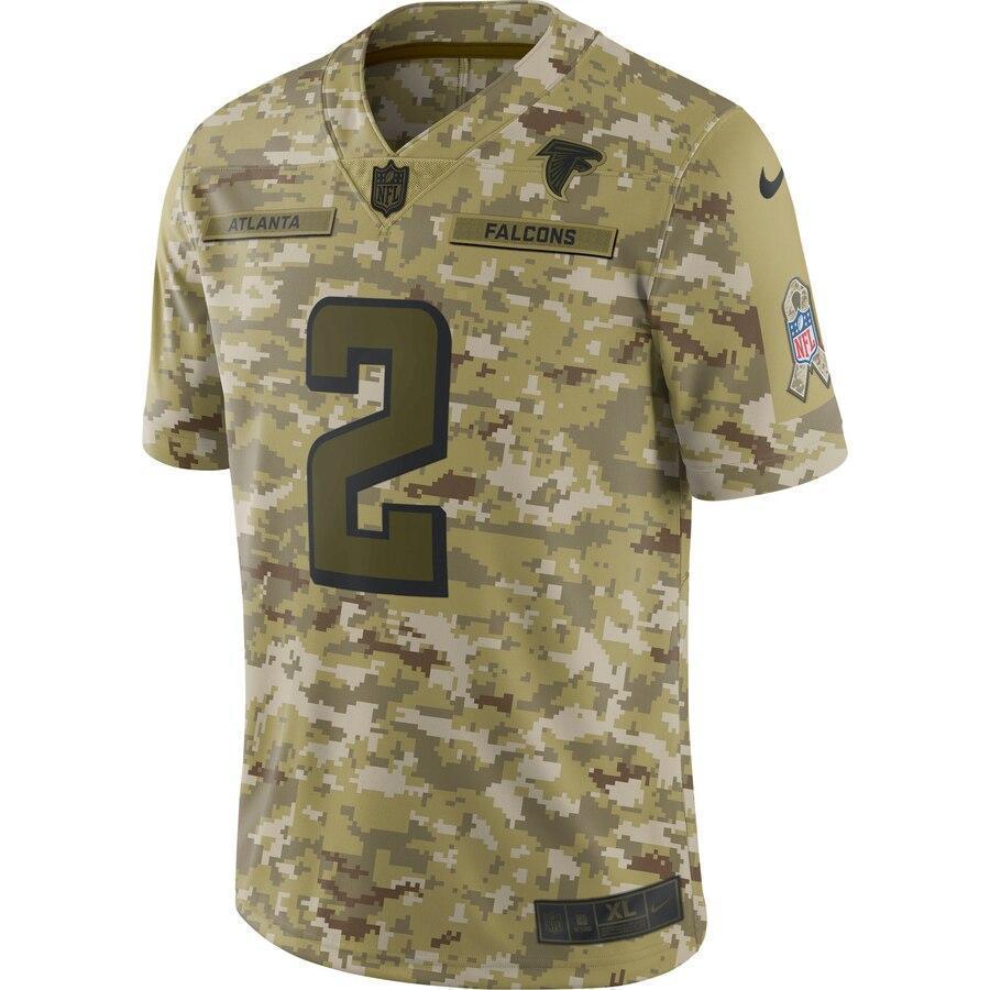 Matt Ryan Atlanta Falcons Nike Salute to Service Limited Jersey - Camo