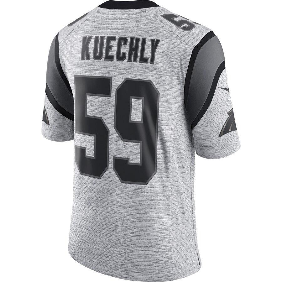 Luke Kuechly Carolina Panthers Nike Gridiron Gray II Limited Jersey - Gray