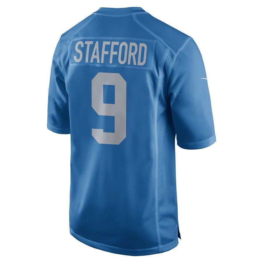 Matthew Stafford Detroit Lions Nike Throwback Game Jersey - Blue