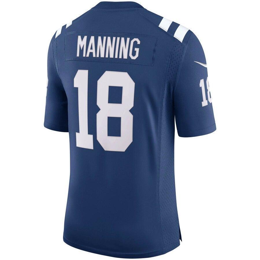 Peyton Manning Indianapolis Colts Nike NFL 100 Retired Vapor Limited Jersey – Royal