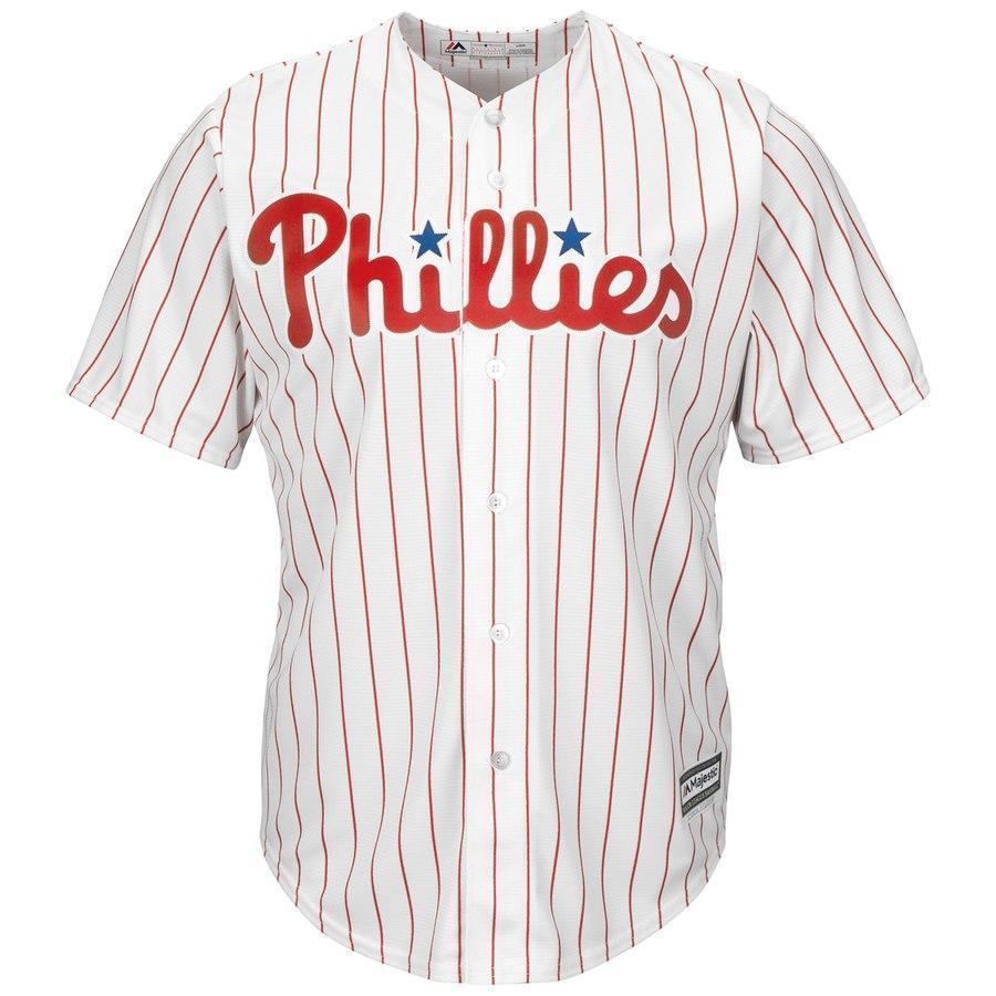 Maikel Franco Philadelphia Phillies Majestic Official Cool Base Player Jersey-Scarlet/White