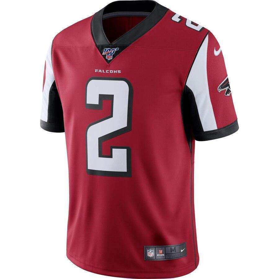 Matt Ryan Atlanta Falcons Nike 100th Season Vapor Limited Jersey - Red