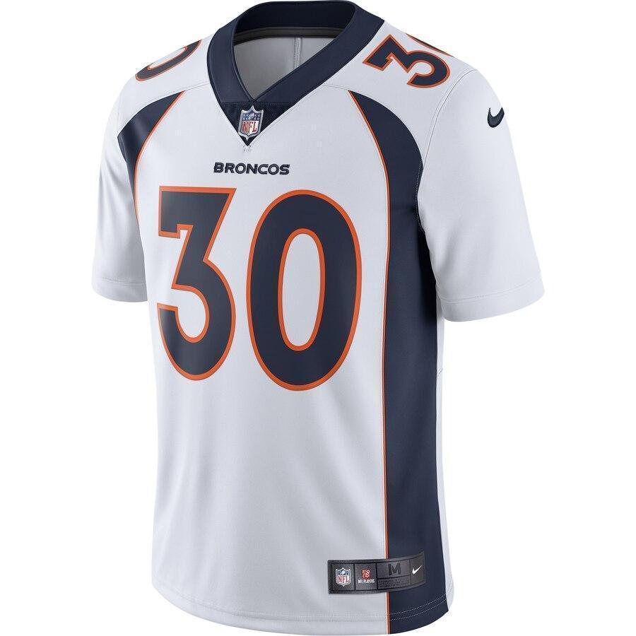 Phillip Lindsay Denver Broncos Nike Vapor Limited Jersey - White
