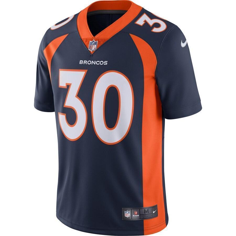 Phillip Lindsay Denver Broncos Nike Vapor Limited Jersey - Navy