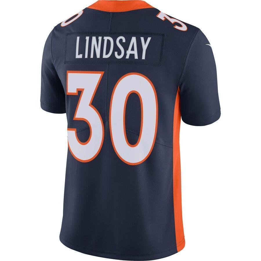 Phillip Lindsay Denver Broncos Nike Vapor Limited Jersey - Navy
