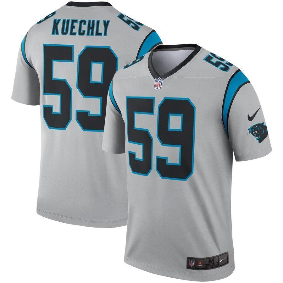 Luke Kuechly Carolina Panthers Nike Inverted Legend Jersey - Silver