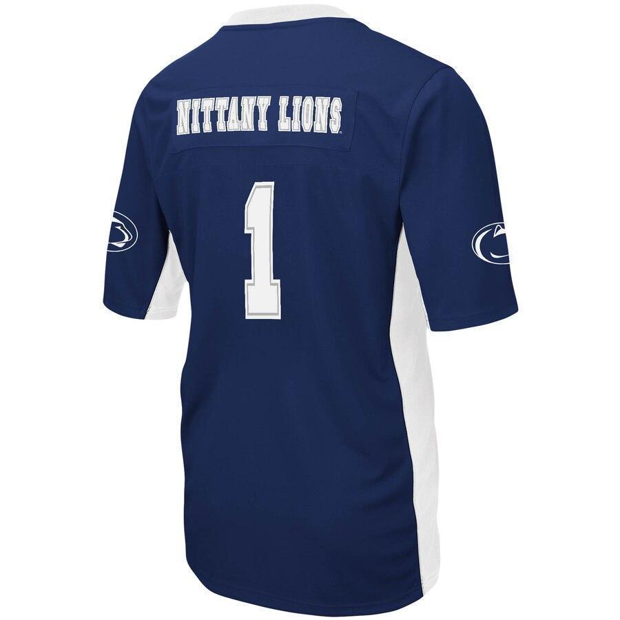 Penn State Nittany Lions Colosseum Max Power Football Jersey - Navy