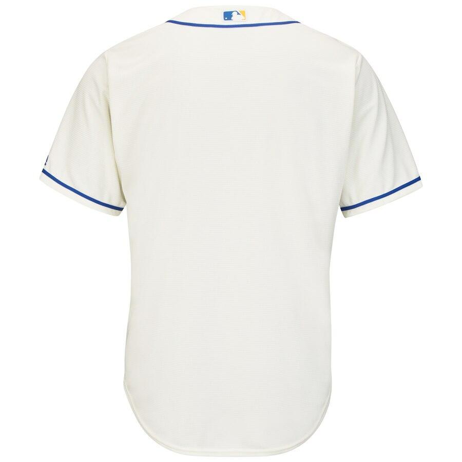 Seattle Mariners Majestic Official Cool Base Jersey - Cream