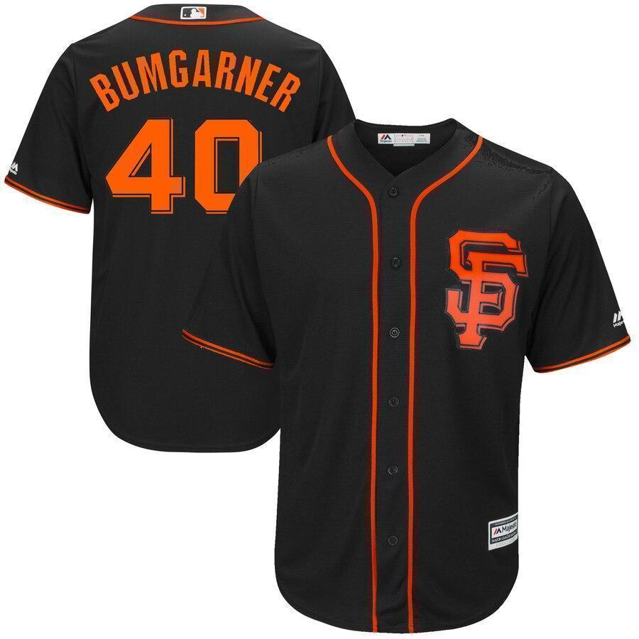 Madison Bumgarner San Francisco Giants Majestic Cool Base Player Jersey - Cream