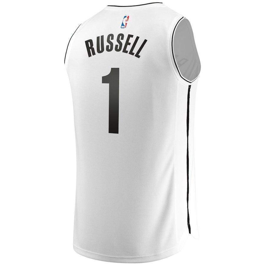 1-D'Angelo Russell Brooklyn Nets  Jersey White - Association Edition