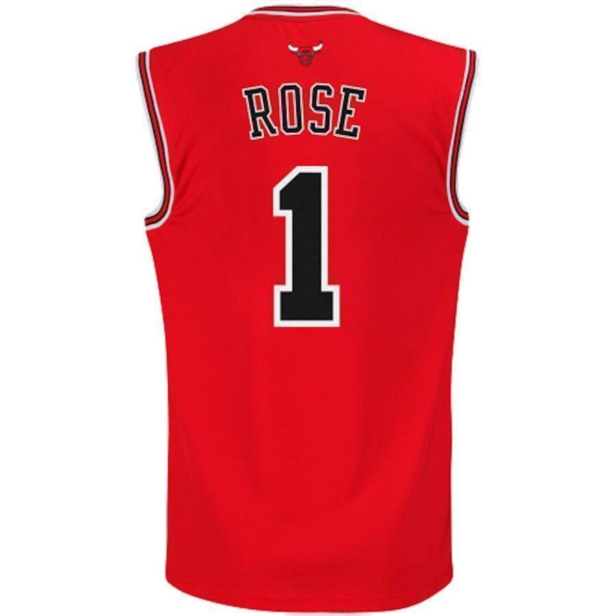 1-Derrick Rose Chicago Bulls Jersey - Red