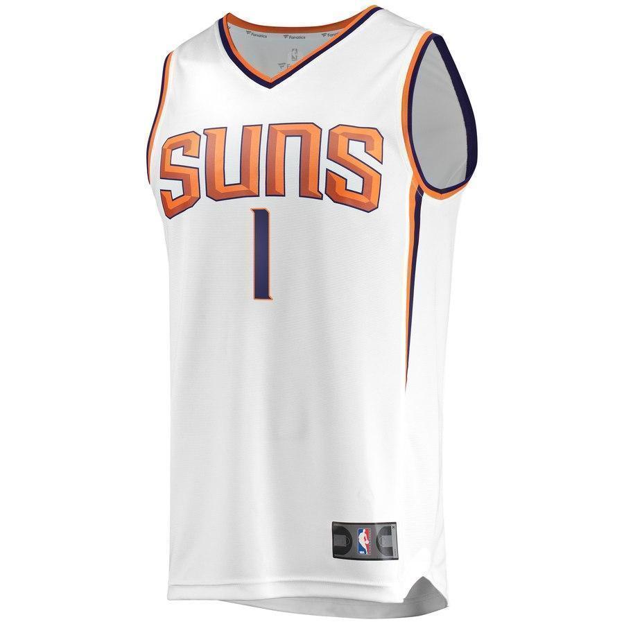1-Devin Booker Phoenix Suns Jersey - Association Edition – White