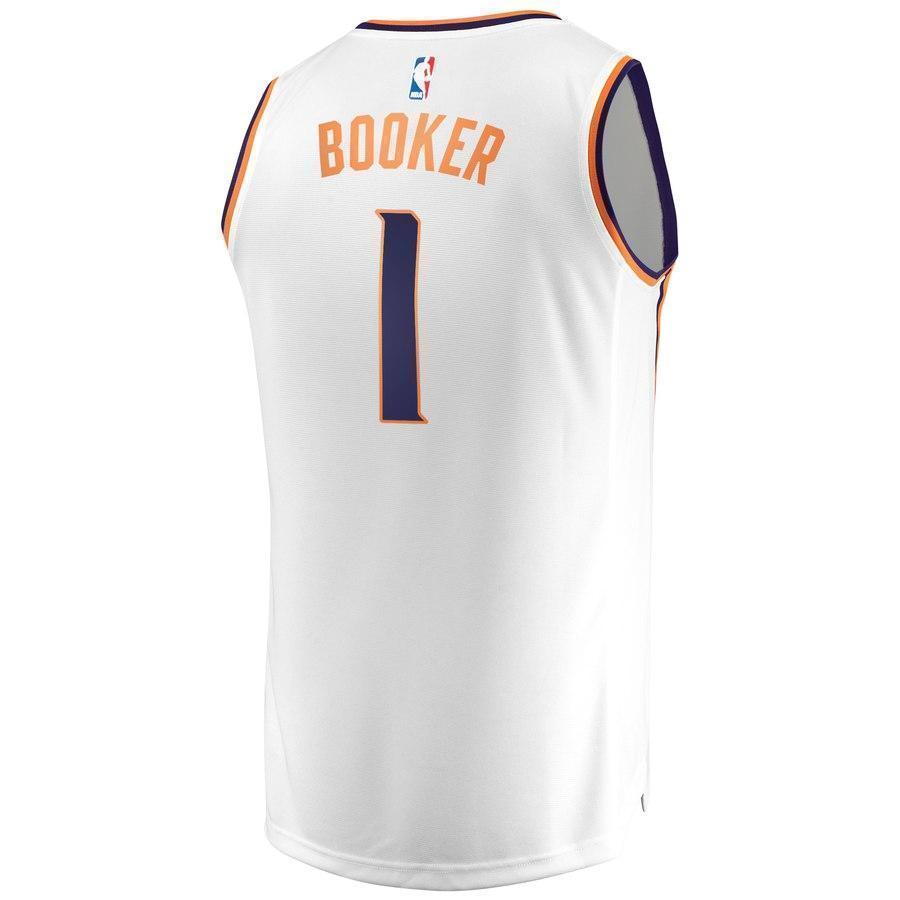 1-Devin Booker Phoenix Suns Jersey - Association Edition – White