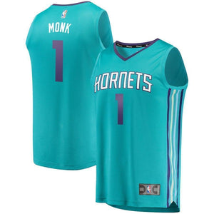 1-Malik Monk Charlotte Hornets Jersey Teal - Icon Edition